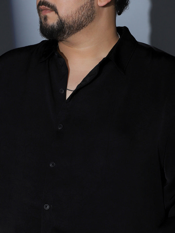 Crushed-Textured Shirt