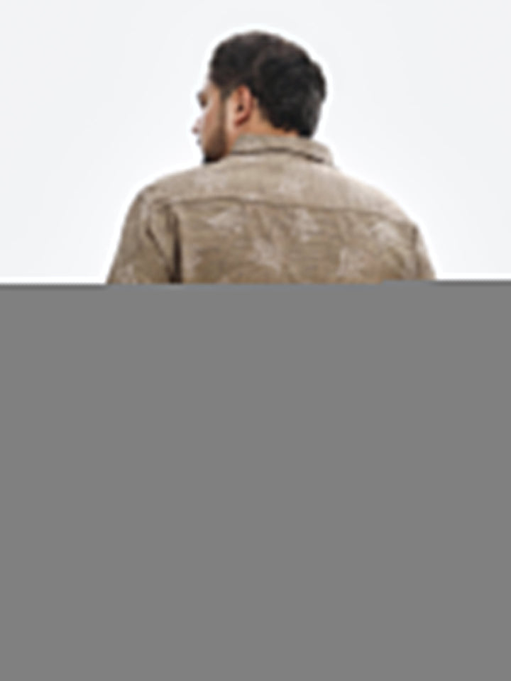 Twig-Imprint Foliage-Tactile Shirt