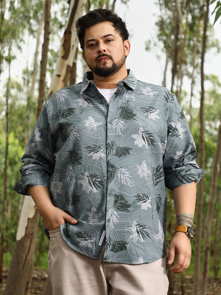 Leaf-Imprint Foliage-Tactile Shirt