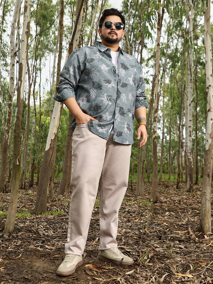 Leaf-Imprint Foliage-Tactile Shirt