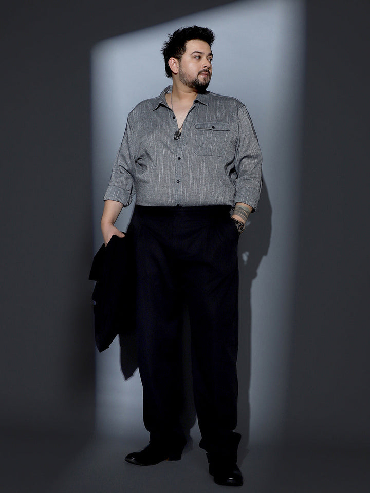 Thread-Jacquard Shirt