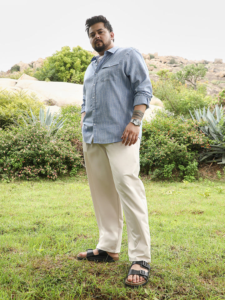Thread-Jacquard Shirt