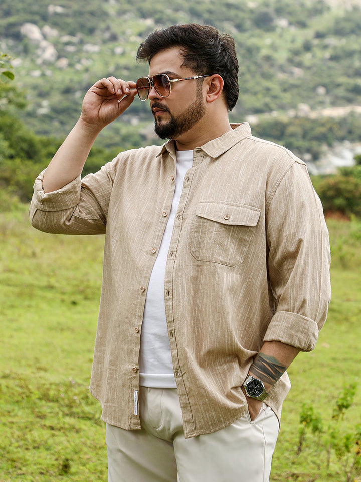 Thread-Jacquard Shirt