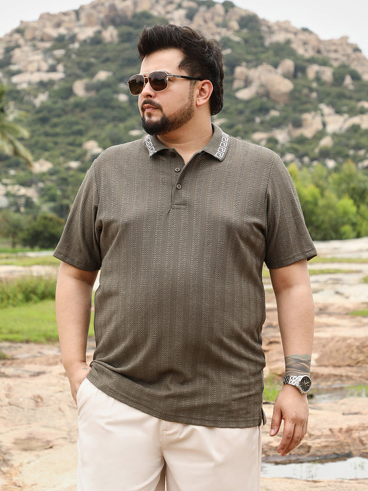 Bi-Panel Polo T-Shirt