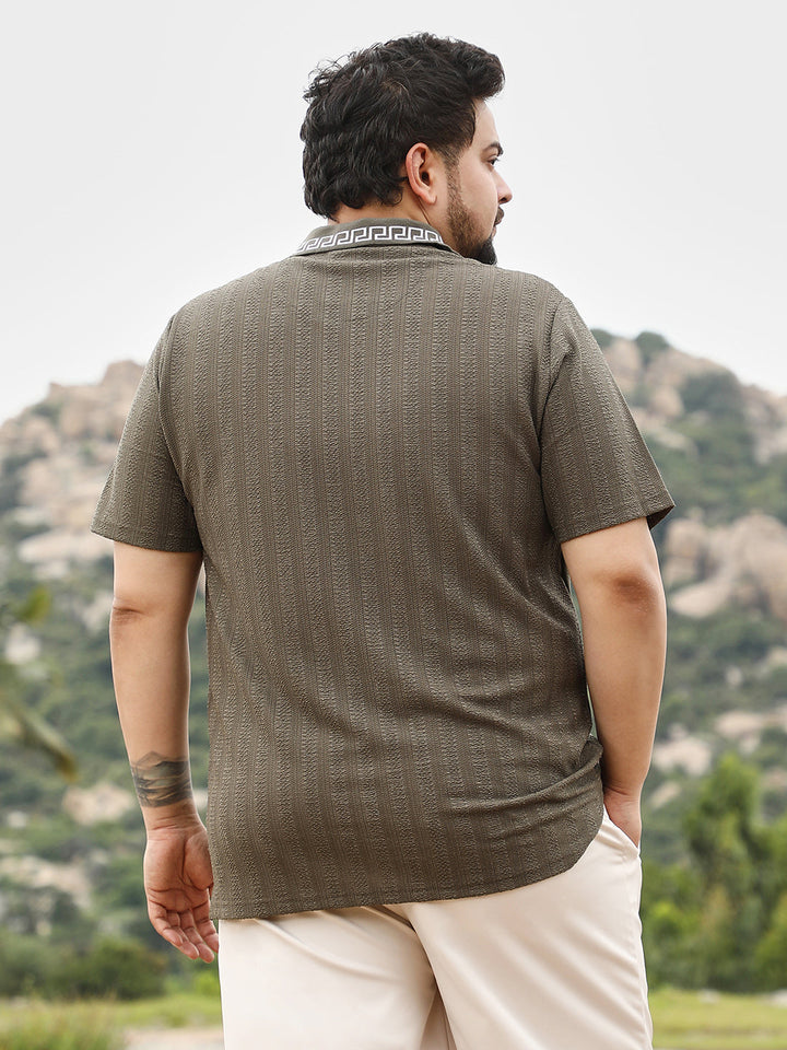 Bi-Panel Polo T-Shirt