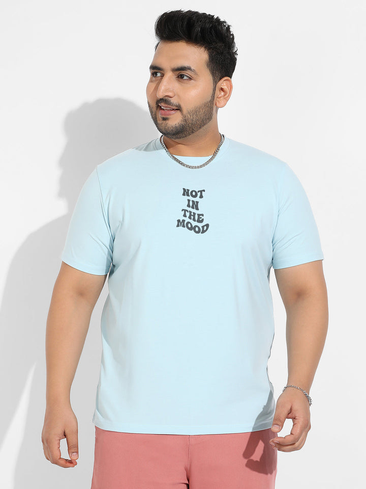 Icy Blue Flower Mood T-Shirt