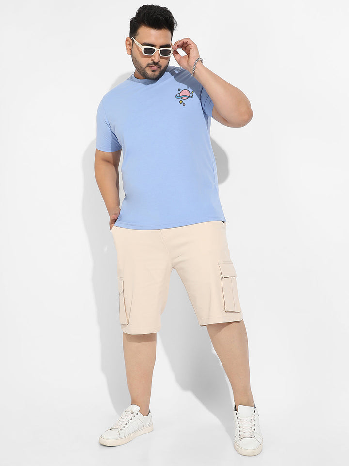 Pastel Blue Rainbow Universe T-Shirt