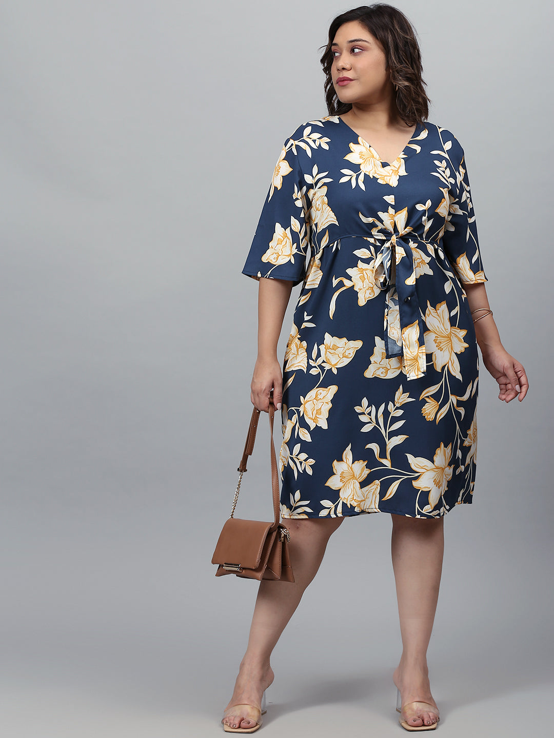 Floral Design Dress