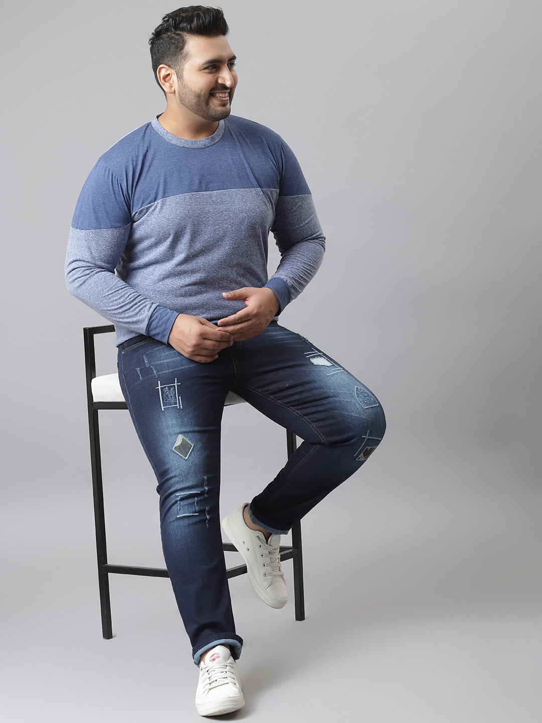 Colorblock Full Sleeve T-Shirt