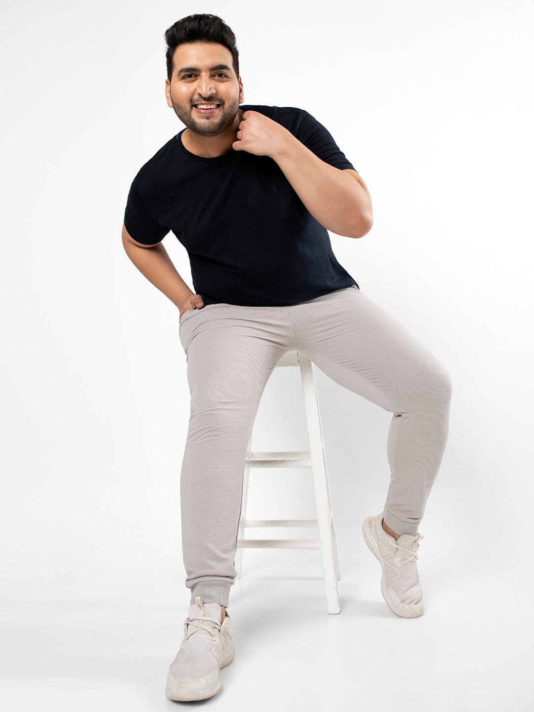 Solid Stylish Evening Trackpant