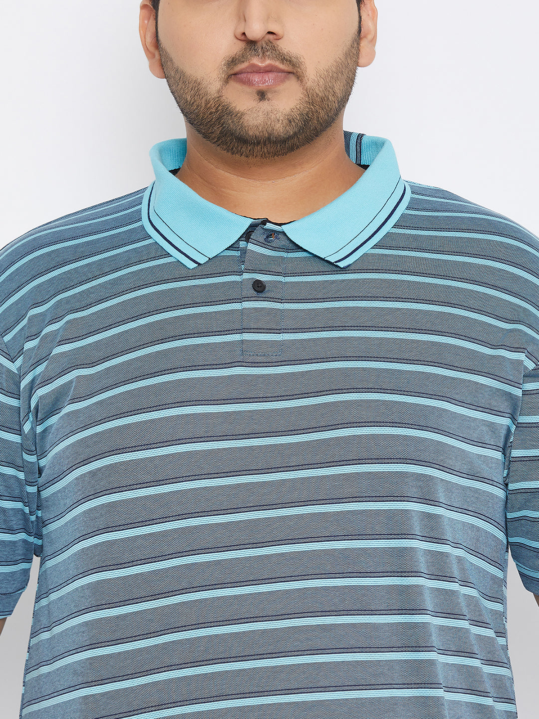 Striped Half Sleeve Casual T-Shirt
