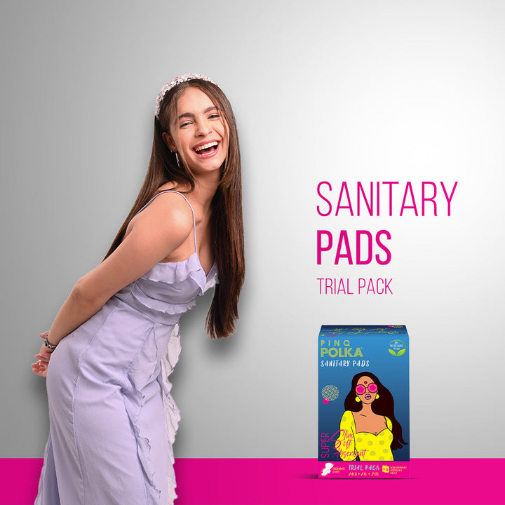 Sanitary Pads - Trial Pack (MRP ₹129 @ ₹59/-)