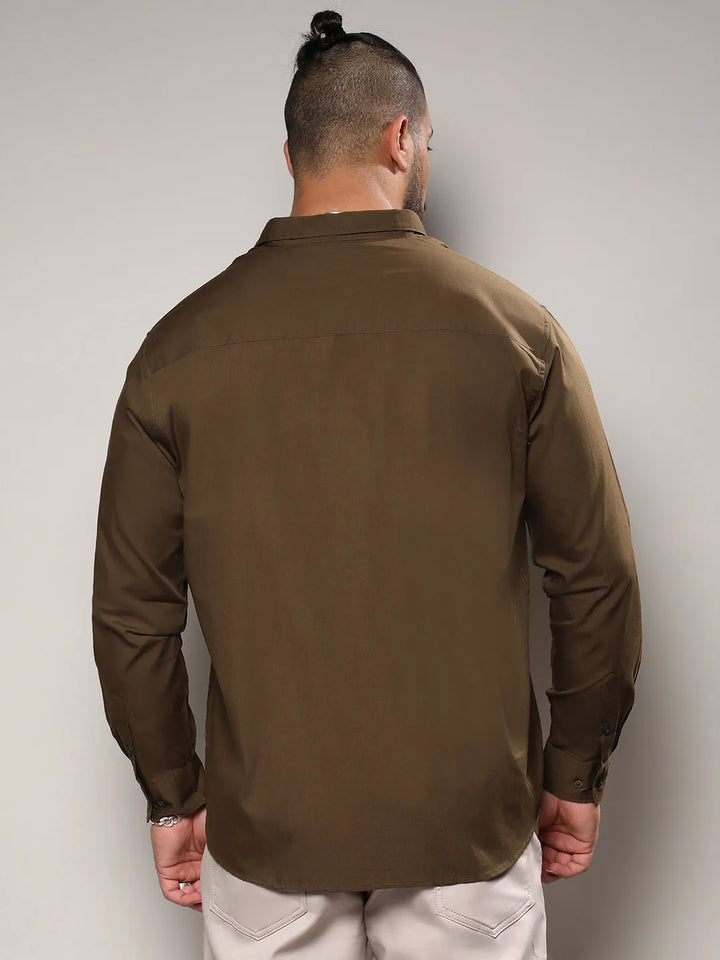 Solid Casual Shirt