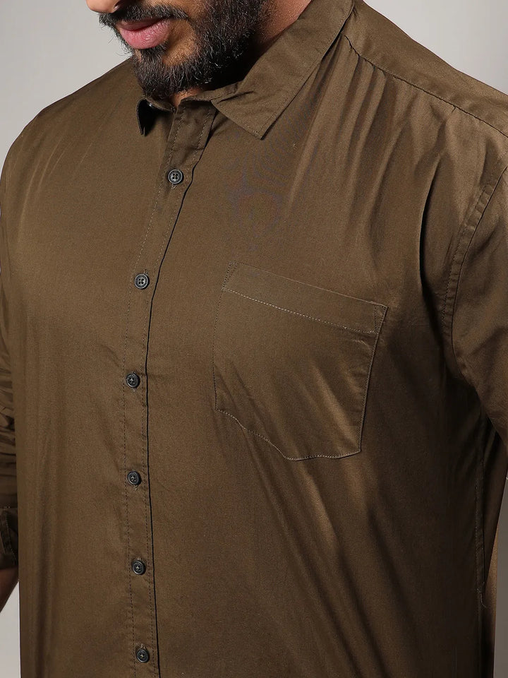 Solid Casual Shirt
