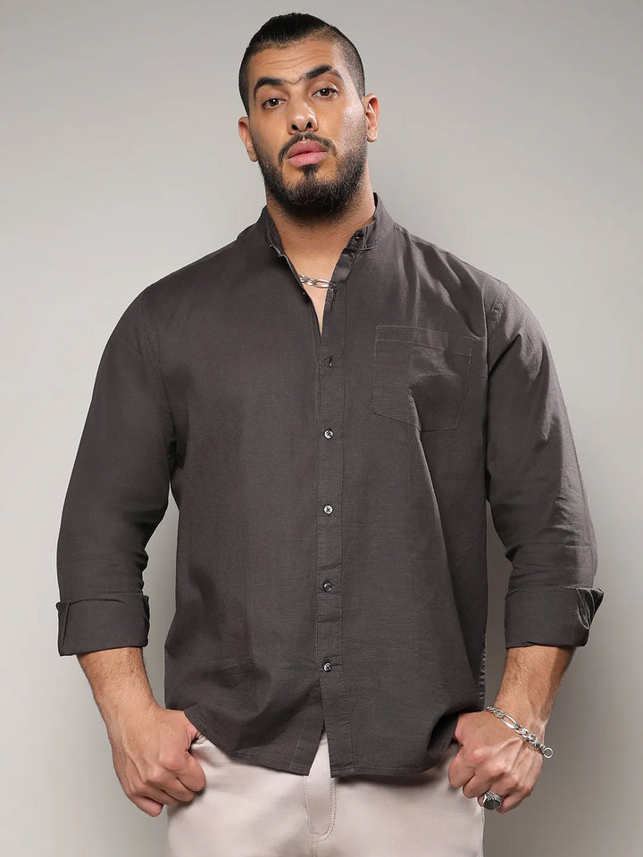 Solid Stylish Casual Shirt