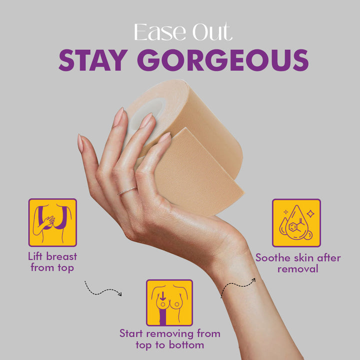 Breast Tape (Free 5 pairs of Nipple Pasties)