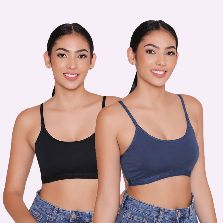 Teenagers Seamless multi-way Bra-Tango Combo of 2
