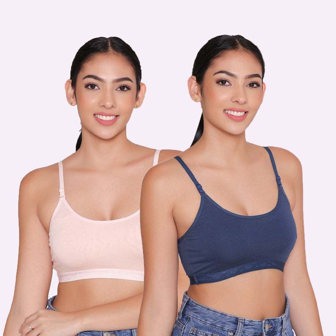 Teenagers Seamless multi-way Bra-Tango Combo of 2