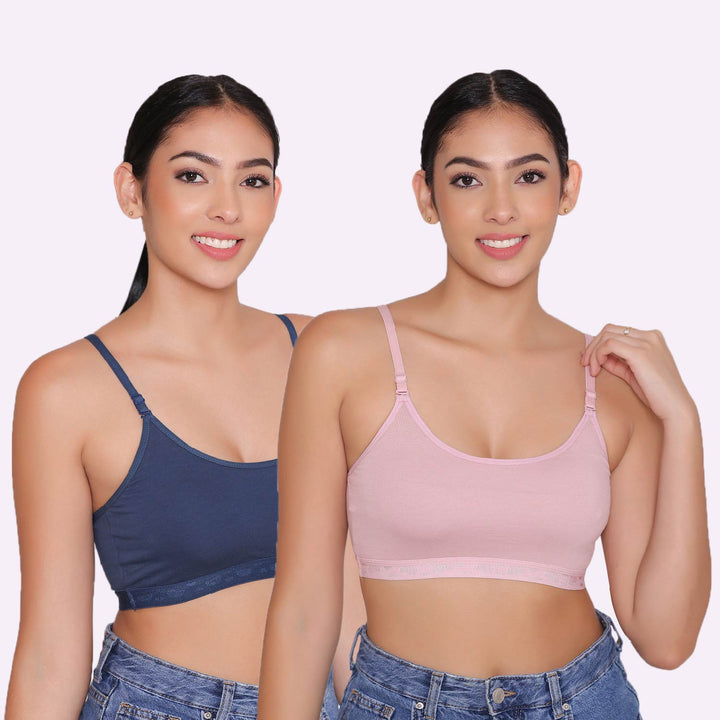 Teenagers Seamless multi-way Bra-Tango Combo of 2
