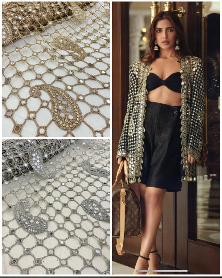 Trending Sheesh mirror dupatta