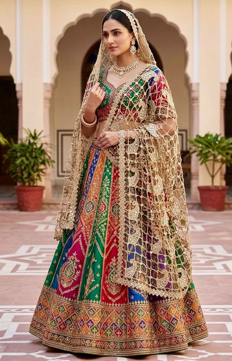 Trending Sheesh mirror dupatta Paisely