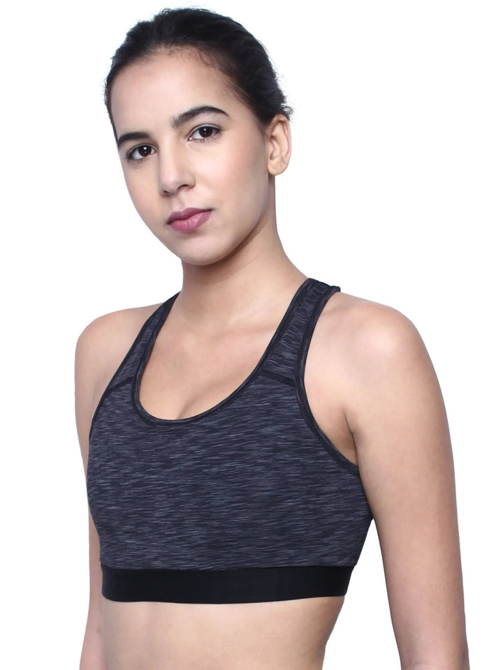 Women's Medium Impact Lightly Padded Sports Bra for Gym,Running, Yoga, Workout-KATE