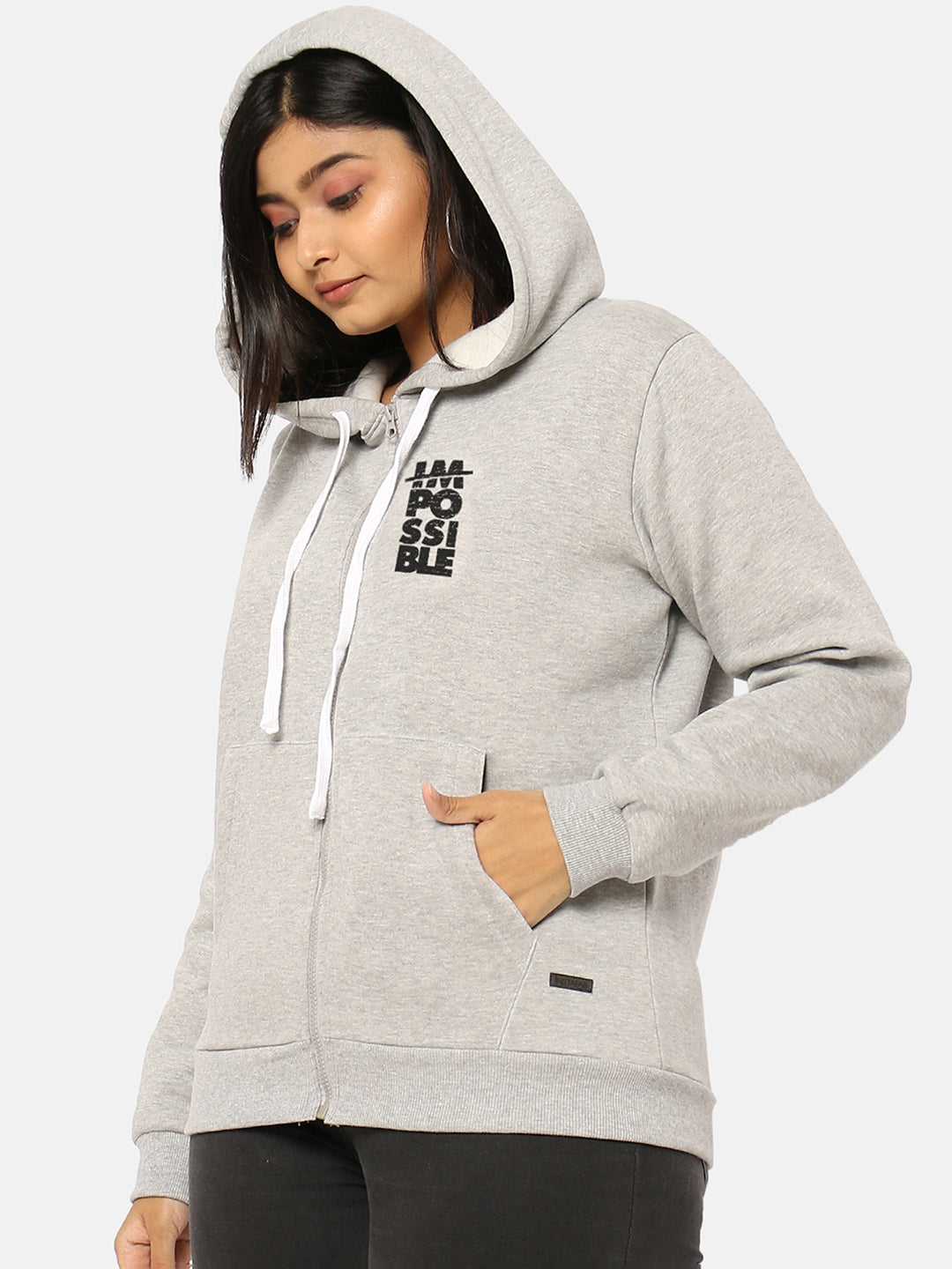 Printed Sweatshirt With Hood