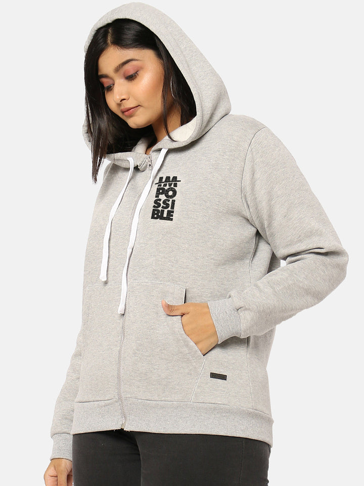 Printed Sweatshirt With Hood
