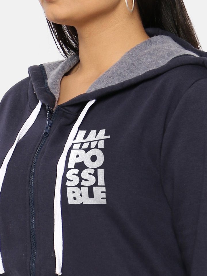 Sweatshirt With Zip Closure
