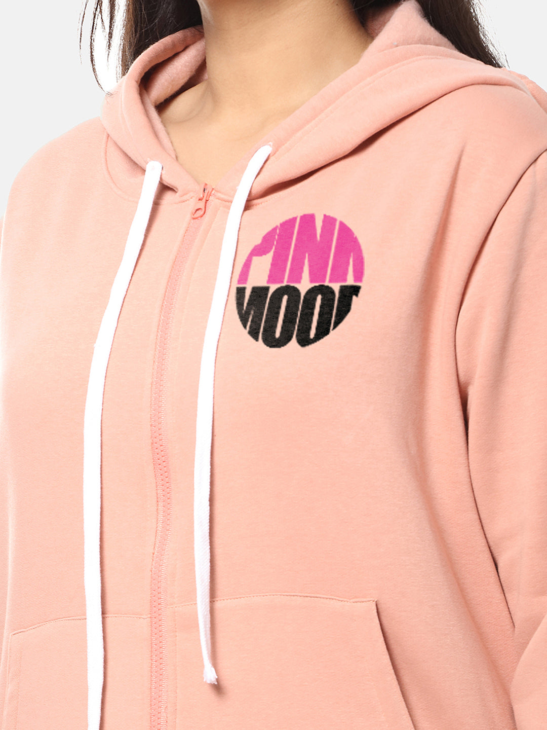 Typographic Sweatshirt With Hood