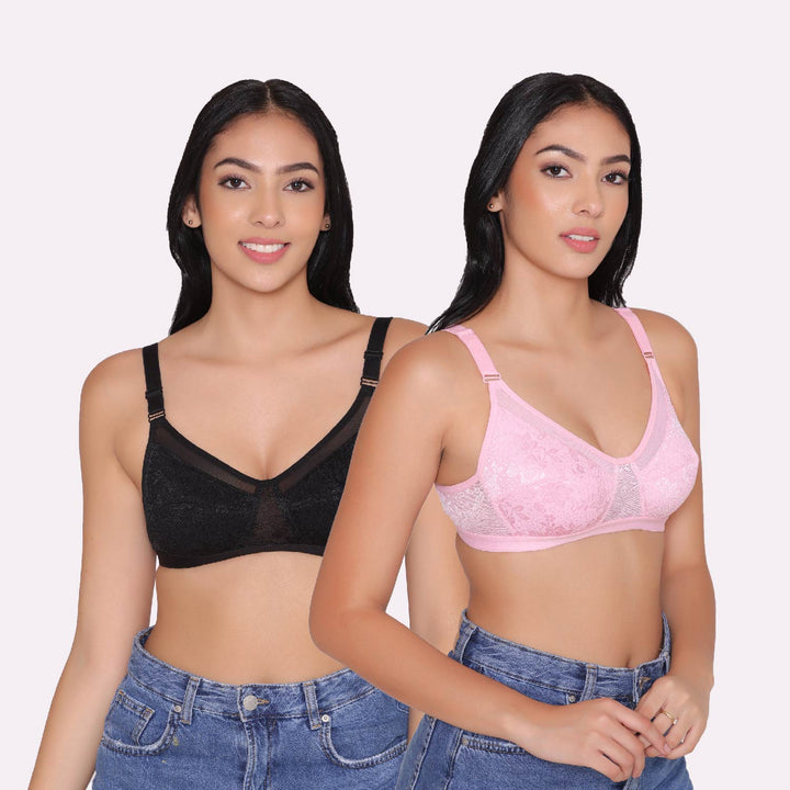 Women's power net Shaping Bra (Pack of 2)-AURA