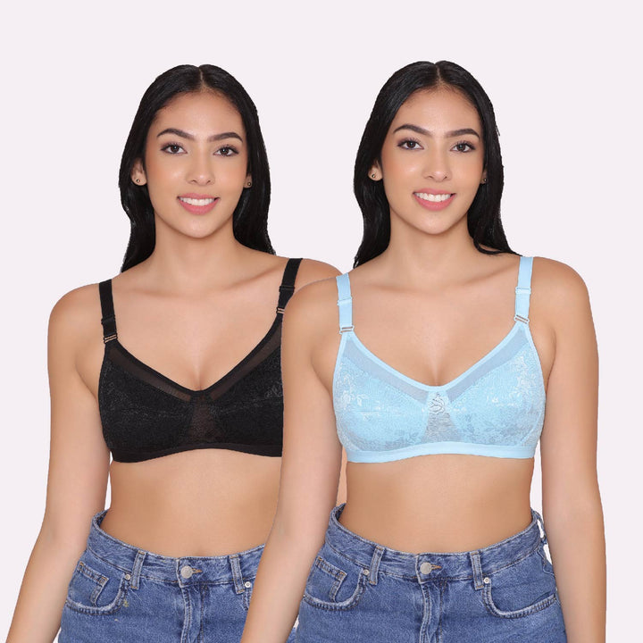 Women's power net Shaping Bra (Pack of 2)-AURA