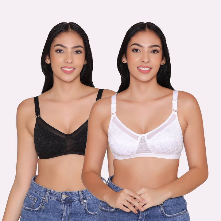 Women's power net Shaping Bra (Pack of 2)-AURA