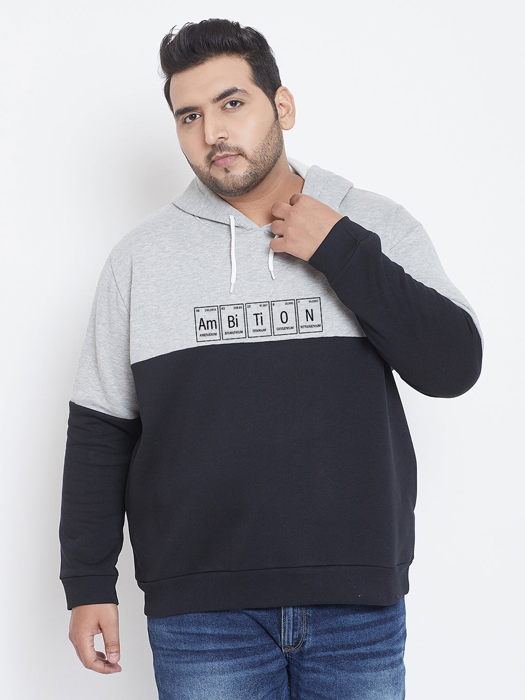 Colorblock Casual Hooded Sweastshirts