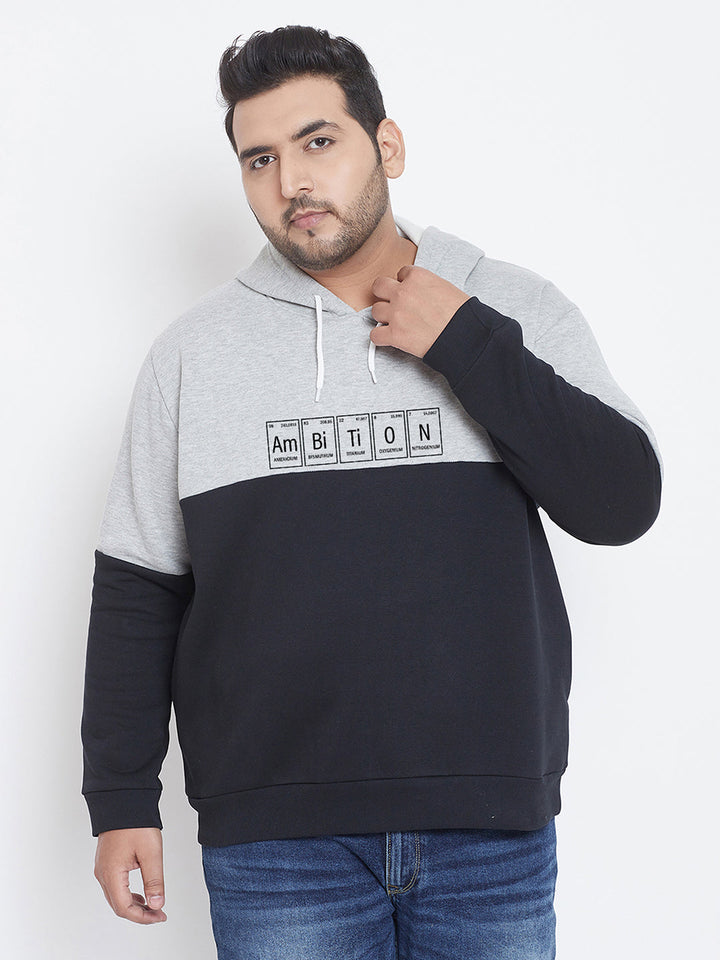 Colorblock Casual Hooded Sweastshirts