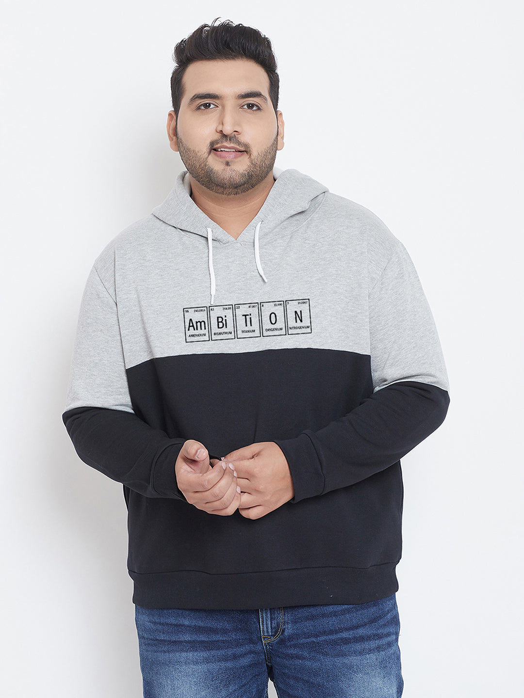 Colorblock Casual Hooded Sweastshirts