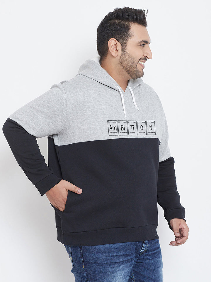 Colorblock Casual Hooded Sweastshirts