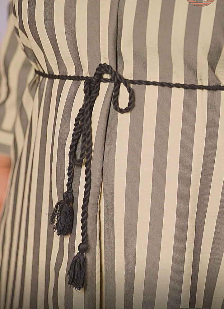 Parfait Pluss Cotton Stripe Midi Dress