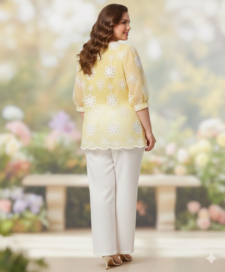 Parfait Pluss embroidered top